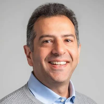 Smiling middle-aged man